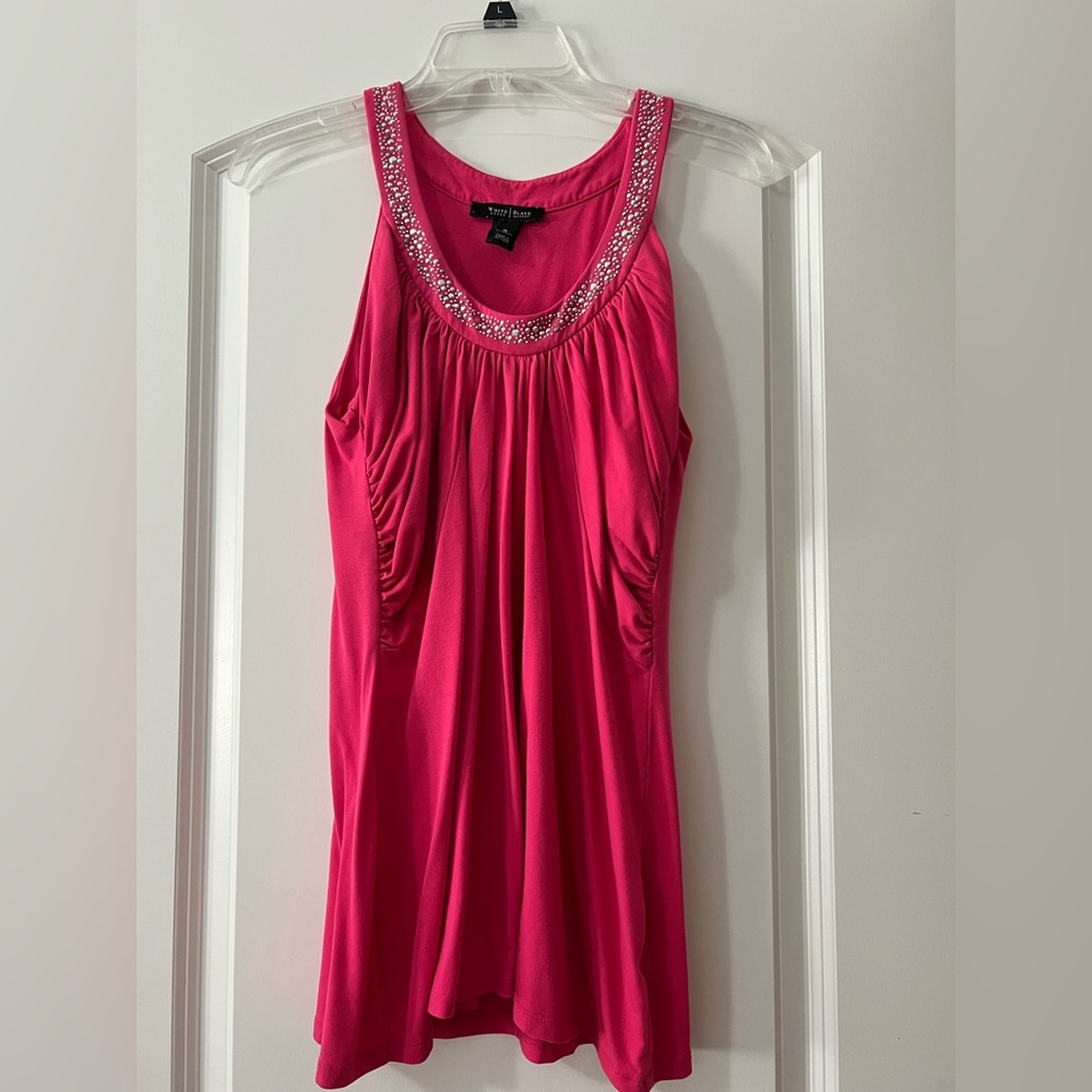 WHBM Tank top With Medal Rhinestones Size Medium